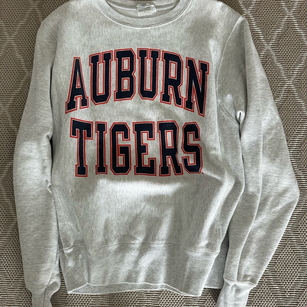 Champion Gray Auburn Tigers Sweatshirt